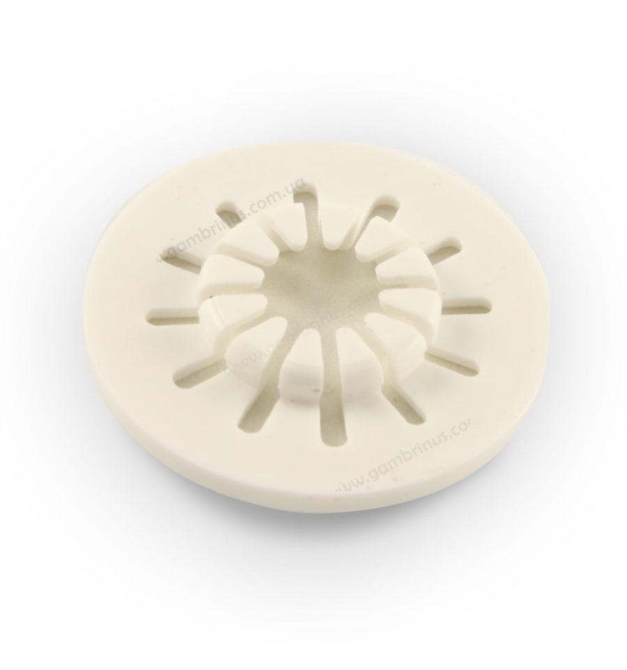 CD-спайдери пластикові білі "трояндочка"